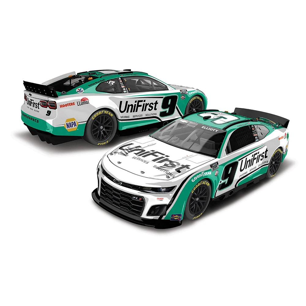 Action Racing Chase Elliott 2023 #9 UniFirst 1:24 Peinture régulière moulée sous pression Chevrolet Camaro