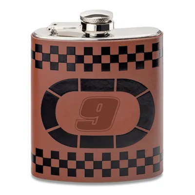 Chase Elliott Leather Flask