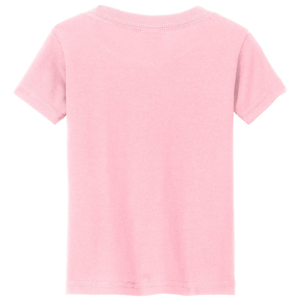 T-shirt rose clair pour petite fille de la collection Hendrick Motorsports Team à l'effigie voiture Chase Elliott