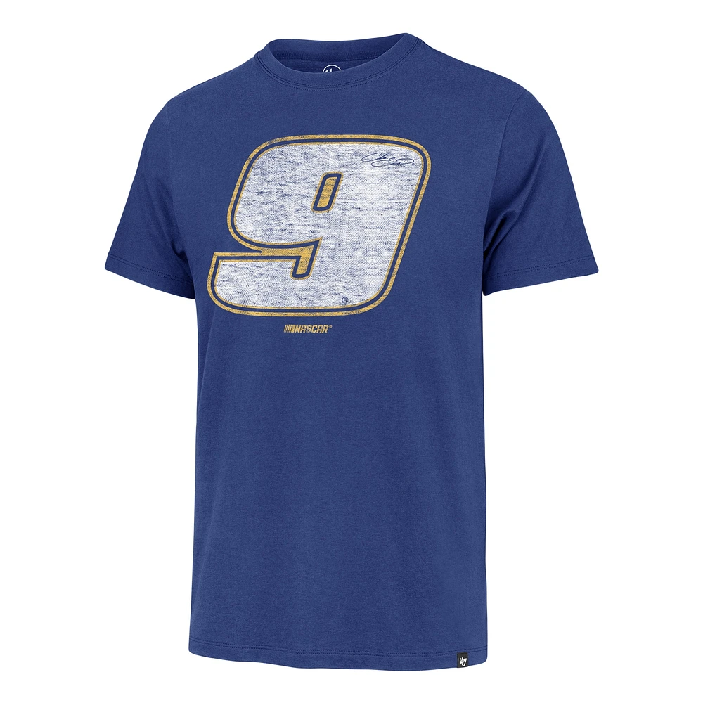 Men's '47  Blue Chase Elliott Franklin T-Shirt