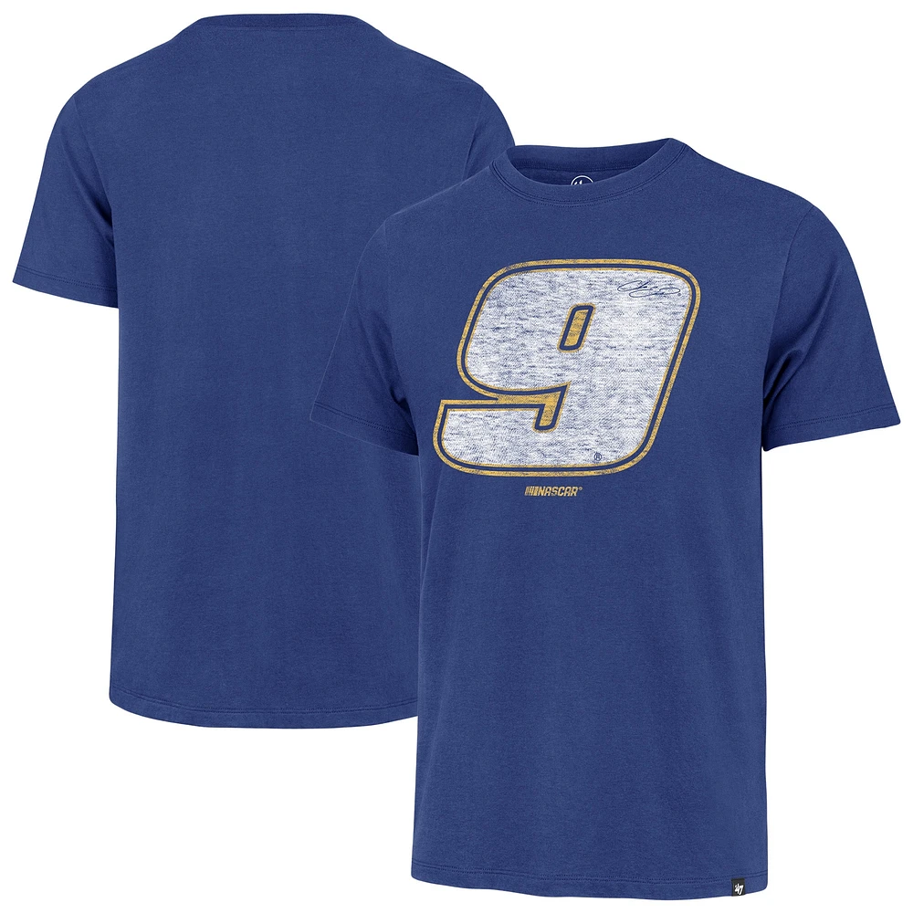 Men's '47 Blue Chase Elliott Franklin T-Shirt