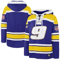Men's '47  Royal Chase Elliott Superior Lacer Pullover Hoodie