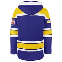 Men's '47  Royal Chase Elliott Superior Lacer Pullover Hoodie