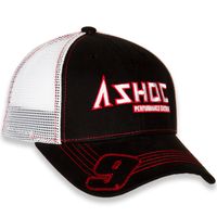 Men's Hendrick Motorsports Team Collection Black/White Chase Elliott ASHOC Adjustable Hat