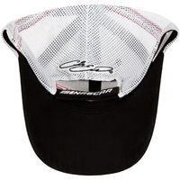 Men's Hendrick Motorsports Team Collection Black/White Chase Elliott ASHOC Adjustable Hat