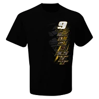 T-shirt noir à motif camouflage Chase Elliott de la collection Hendrick Motorsports Team pour homme