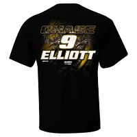 T-shirt noir à motif camouflage Chase Elliott de la collection Hendrick Motorsports Team pour homme