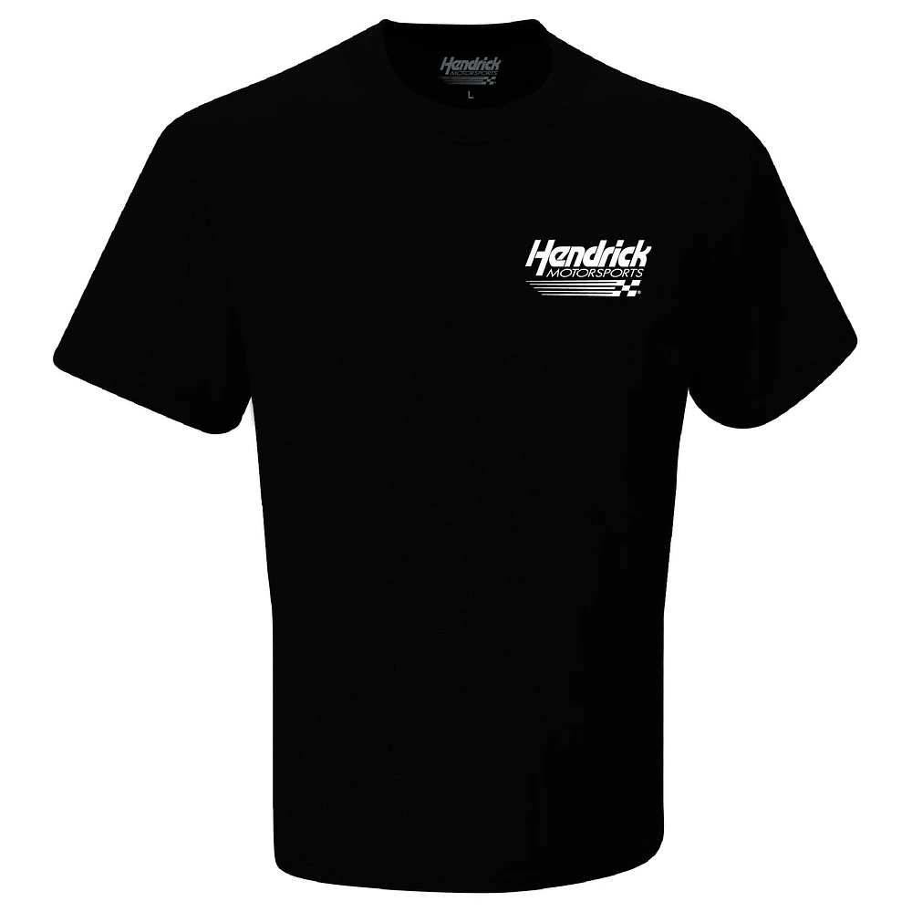 Men's Hendrick Motorsports Team Collection  Black Chase Elliott Flag T-Shirt