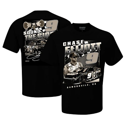 Men's Hendrick Motorsports Team Collection  Black Chase Elliott NAPA Burnout T-Shirt