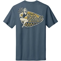 Men's Hendrick Motorsports Team Collection Blue Chase Elliott Tri-Blend Pinup T-Shirt