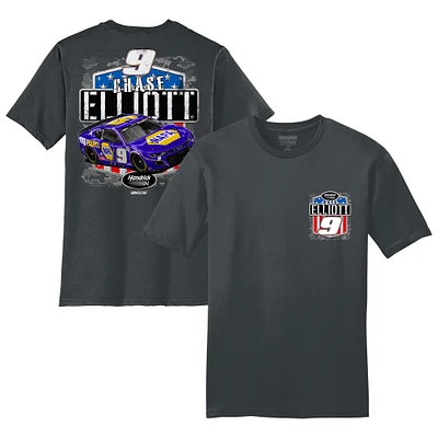 T-shirt pour homme de la collection Hendrick Motorsports Team, Chase Elliott NAPA, anthracite