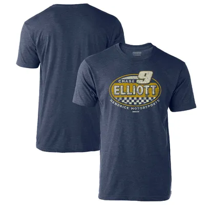 Chase Elliott Hendrick Motorsports Team Collection Vintage Rookie T-Shirt - Heathered Navy