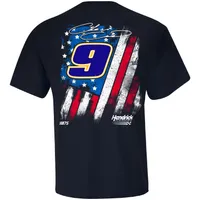 Men's Hendrick Motorsports Team Collection Navy Chase Elliott Exclusive Tonal Flag T-Shirt