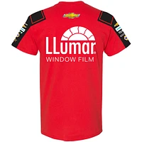 Men's Hendrick Motorsports Team Collection  Red/Black Chase Elliott Llumar Uniform T-Shirt