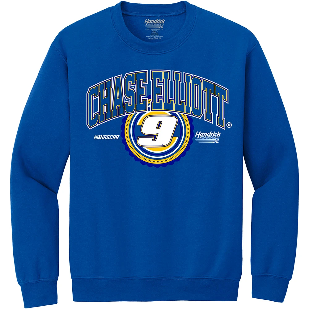 Men's Hendrick Motorsports Team Collection  Royal Chase Elliott Name & Number Sweatshirt