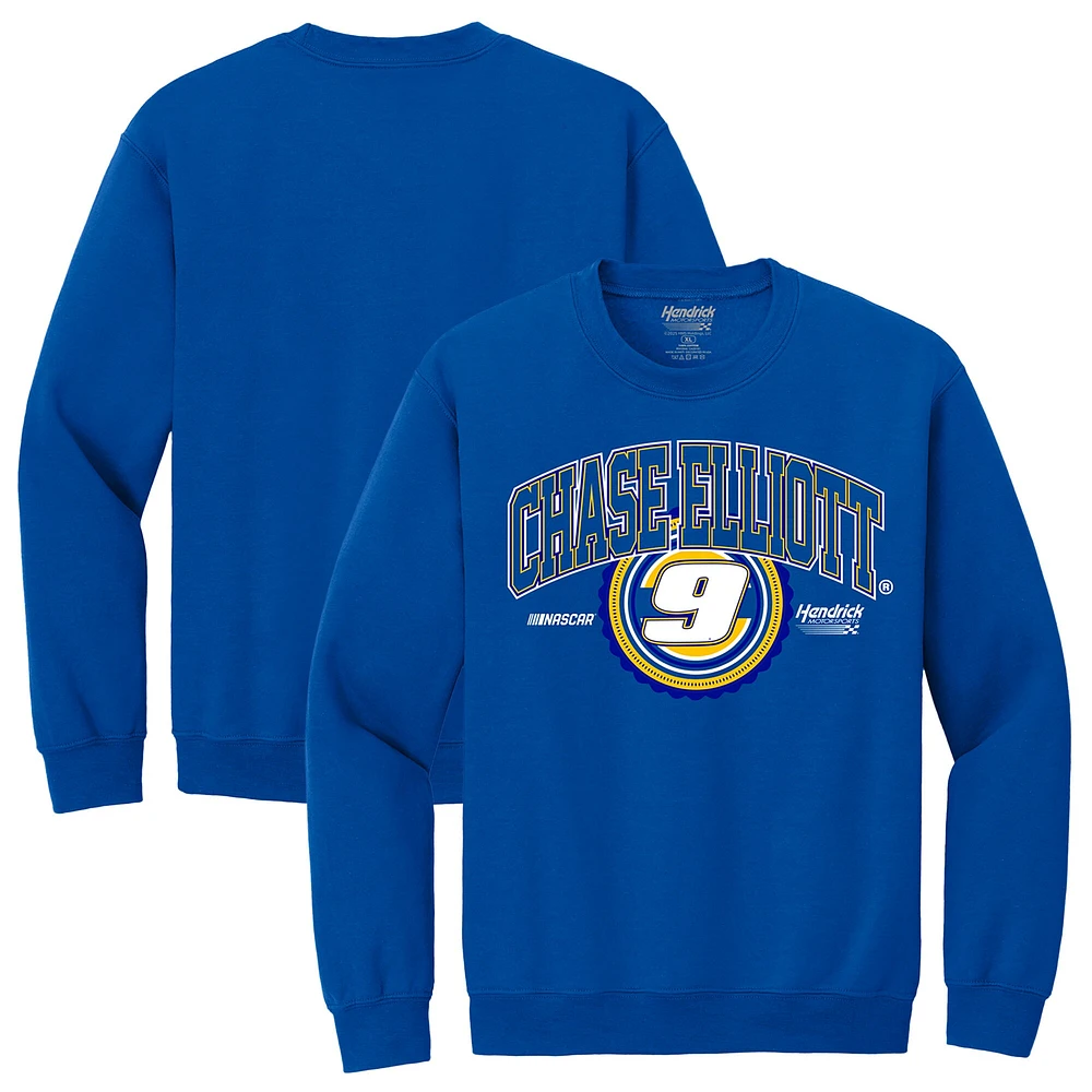 Men's Hendrick Motorsports Team Collection  Royal Chase Elliott Name & Number Sweatshirt