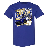 T-shirt de repêchage NAPA Royal Chase Elliott la collection Hendrick Motorsports Team pour hommes