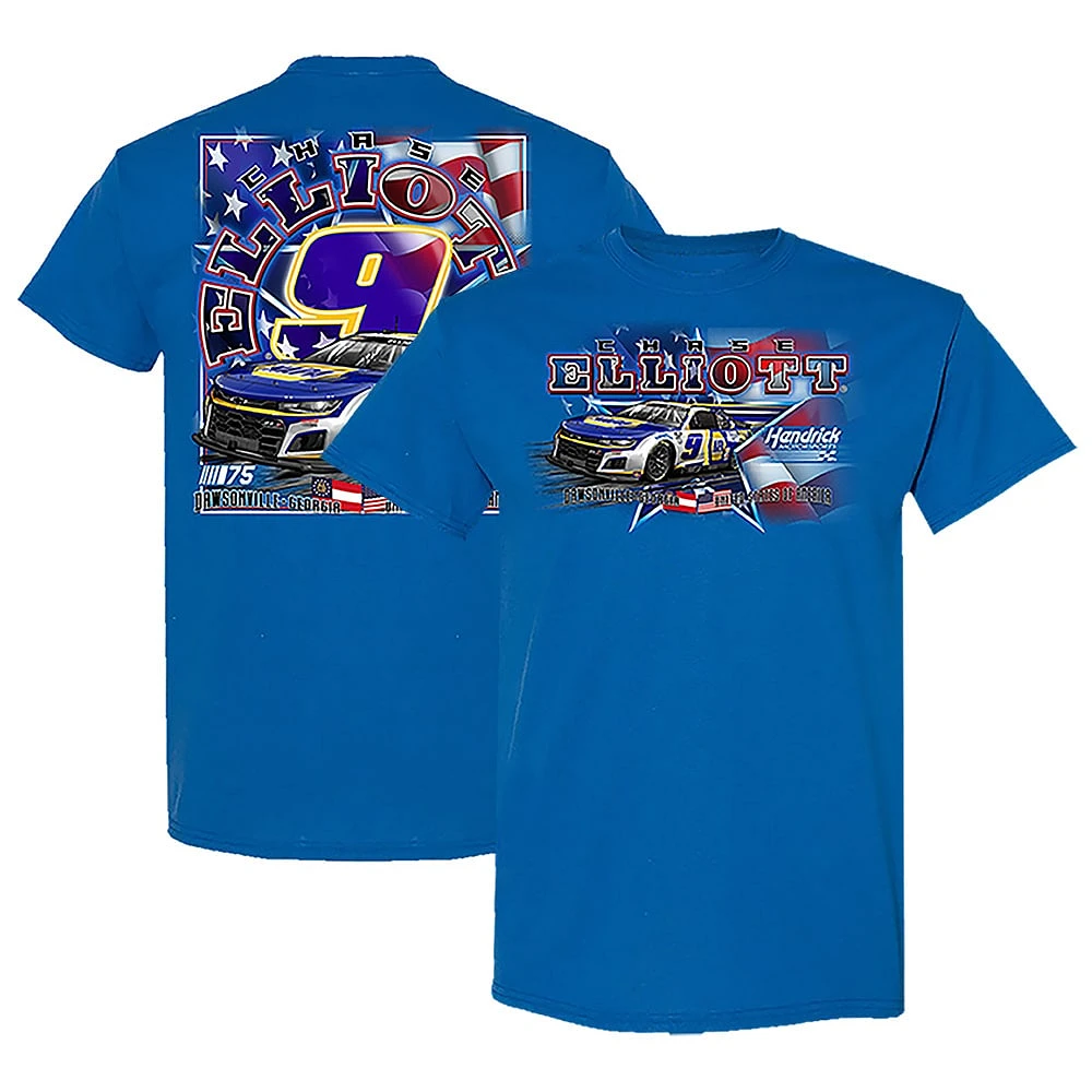 T-shirt Hendrick Motorsports Team Collection Royal Chase Elliott NAPA Stars & Stripes pour homme