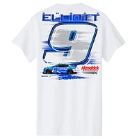 T-shirt pour homme de la collection Hendrick Motorsports Team, Chase Elliott, voiture Amazon blanche