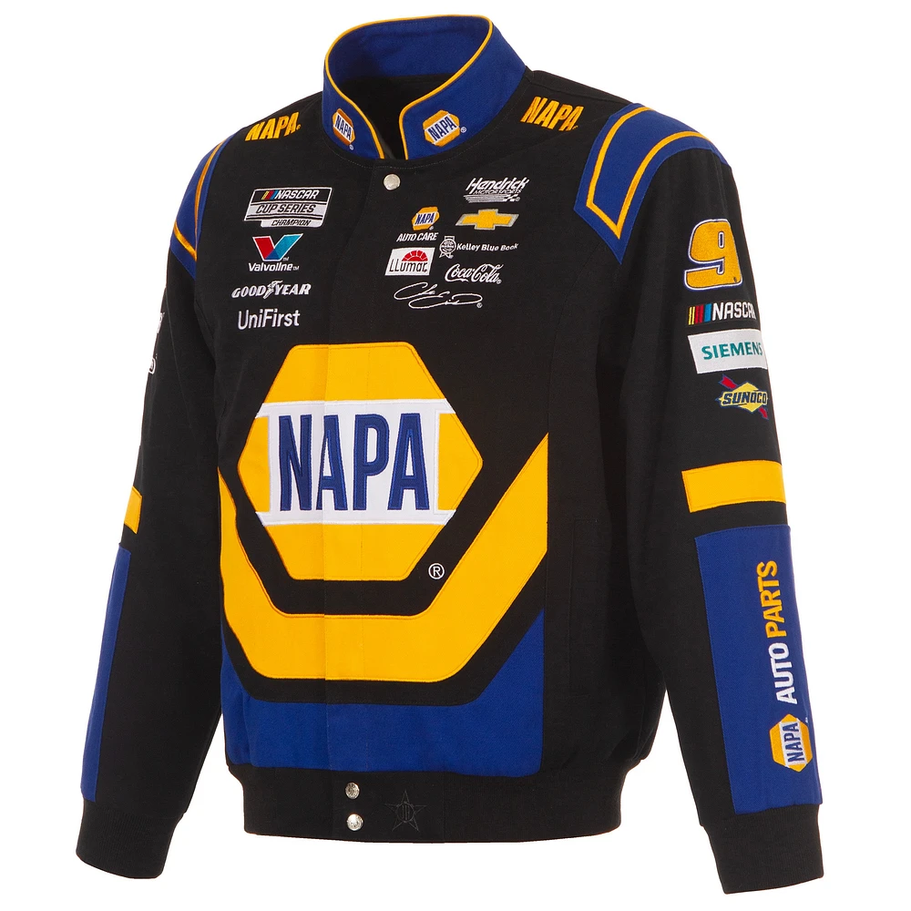 Men's JH Design /Royal Chase Elliott NAPA Full-Snap Twill Uniform Jacket