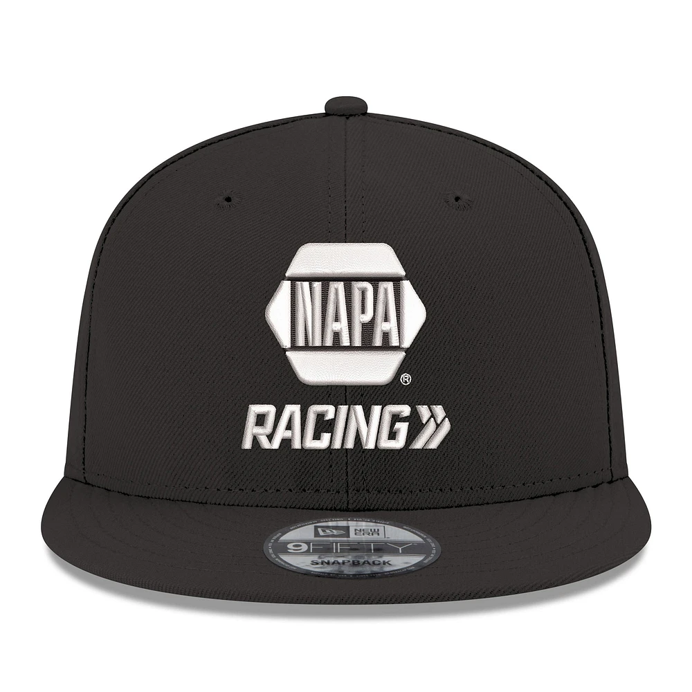 Men's New Era Black Chase Elliott NAPA Racing 9FIFTY Snapback Hat