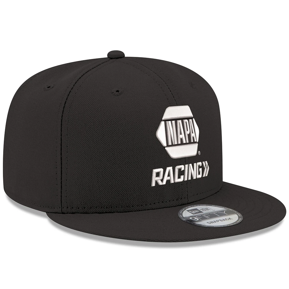 Men's New Era Black Chase Elliott NAPA Racing 9FIFTY Snapback Hat