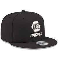 Casquette Snapback 9FIFTY Chase Elliott NAPA Racing New Era noire pour homme