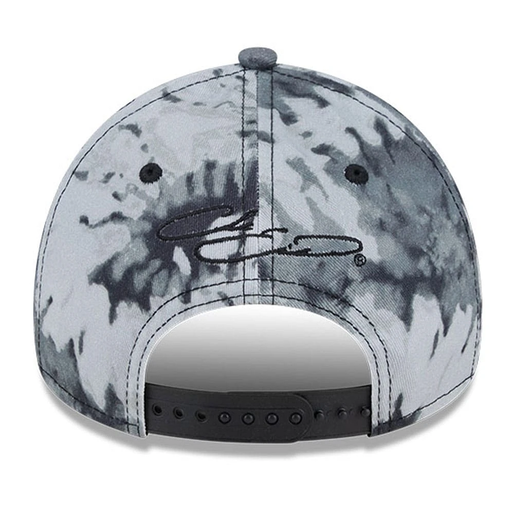 Casquette réglable noire Chase Elliott Victory Burnout 9FORTY New Era pour hommes
