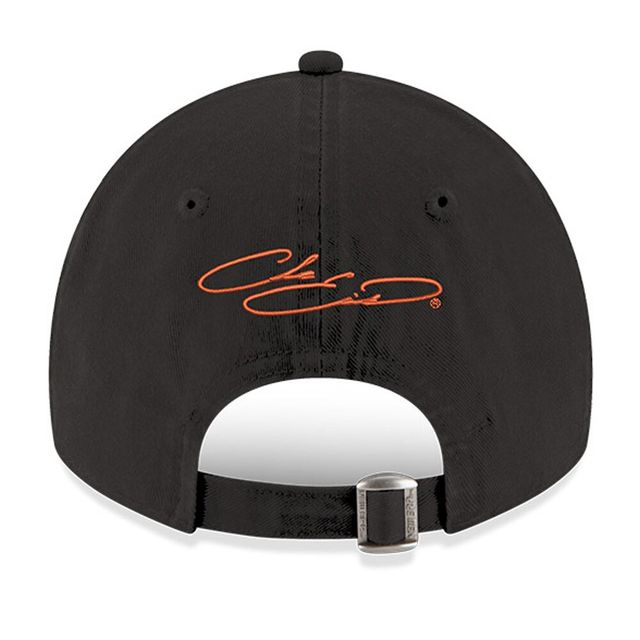 Casquette ajustable Chase Elliott 9TWENTY délavée noire New Era pour homme