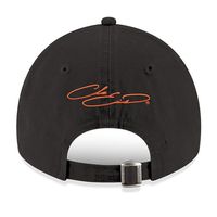 Men's New Era Black Chase Elliott Washed 9TWENTY Adjustable Hat