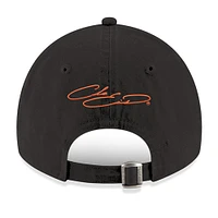 Men's New Era Black Chase Elliott Washed 9TWENTY Adjustable Hat