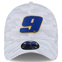 Men's New Era White Chase Elliott 39THIRTY Graded Flex Hat