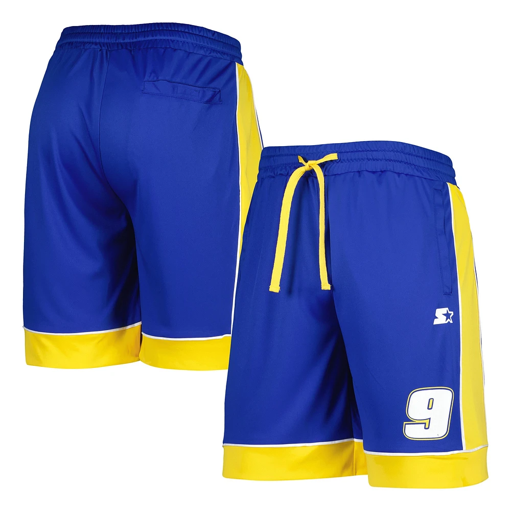 Short préféré des fans Starter Royal Chase Elliott pour homme