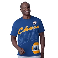 Men's Starter  Royal Chase Elliott Napa Extreme Hands Off T-Shirt