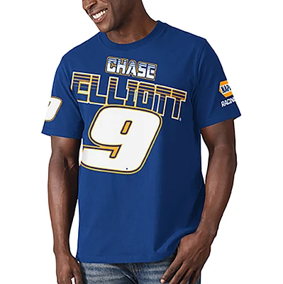 Men's Starter Royal Chase Elliott Special Teams T-Shirt