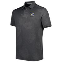 Men's Tommy Bahama Charcoal Chase Elliott Palm Coast Delray Frond IslandZone Polo