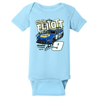 Newborn & Infant Hendrick Motorsports Team Collection  Light Blue Chase Elliott Car Bodysuit