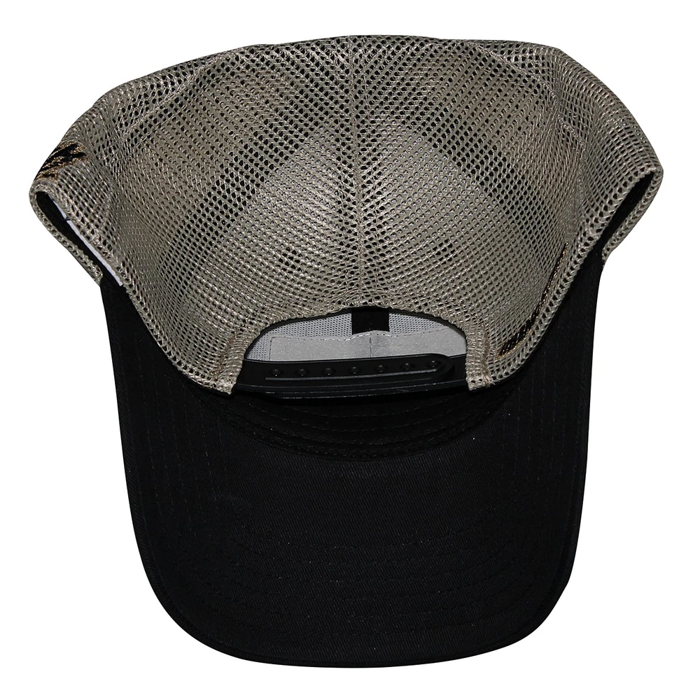 Casquette de camionneur unisexe ajustable avec drapeau à damier noir Chase Elliott