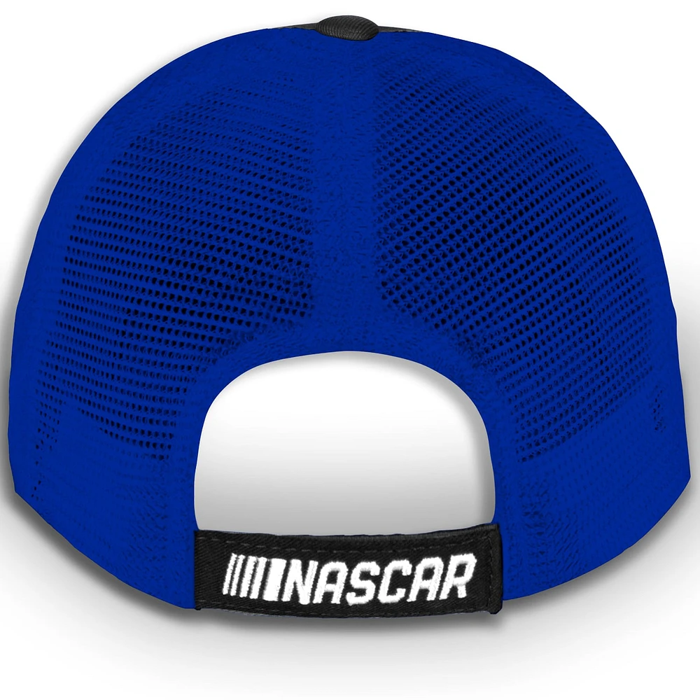Unisex Checkered Flag Sports Blue Chase Elliott NAPA Trucker Adjustable Hat