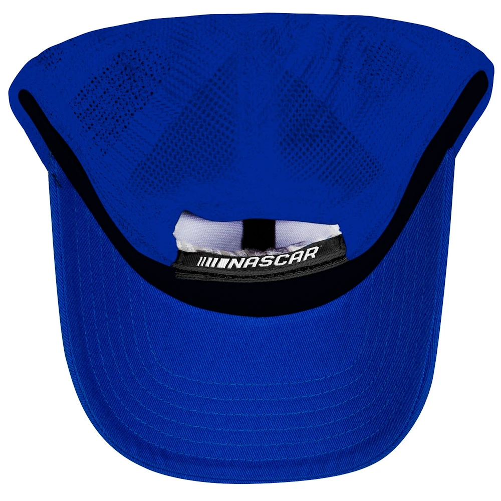 Unisex Checkered Flag Sports Blue Chase Elliott NAPA Trucker Adjustable Hat