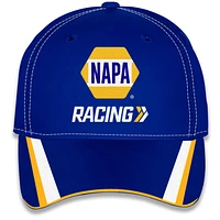Casquette ajustable unisexe à damier bleu Chase Elliott NAPA Uniform Sports