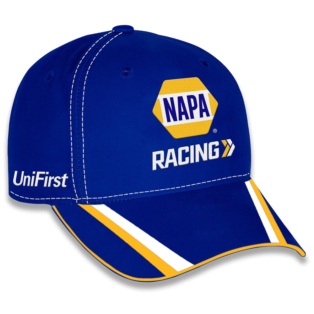 Casquette ajustable unisexe à damier bleu Chase Elliott NAPA Uniform Sports