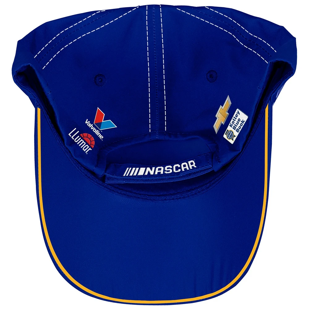Casquette ajustable unisexe à damier bleu Chase Elliott NAPA Uniform Sports