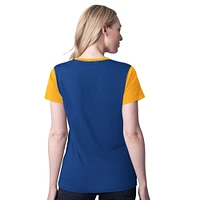 Women's G-III 4Her by Carl Banks Royal Chase Elliott Racer Color Blocked T-Shirt