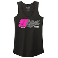 Women's Hendrick Motorsports Team Collection Black Chase Elliott Name & Number Racer Back Tank Top