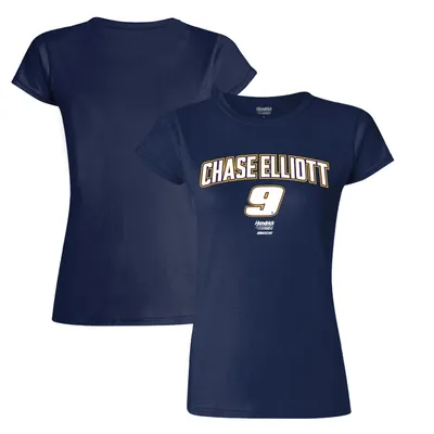 T-shirt Hendrick Motorsports Team Collection pour femme bleu marine Chase Elliott Rival