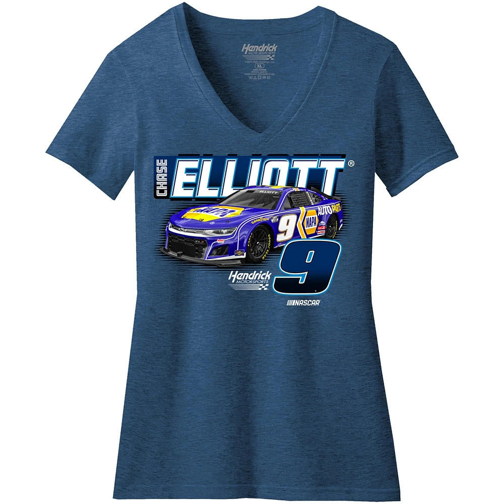 Women's Hendrick Motorsports Team Collection Royal Chase Elliott V-Neck T-Shirt