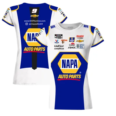 Chase Elliott Hendrick Motorsports Team Collection Women's NAPA Sublimated Uniform T-Shirt