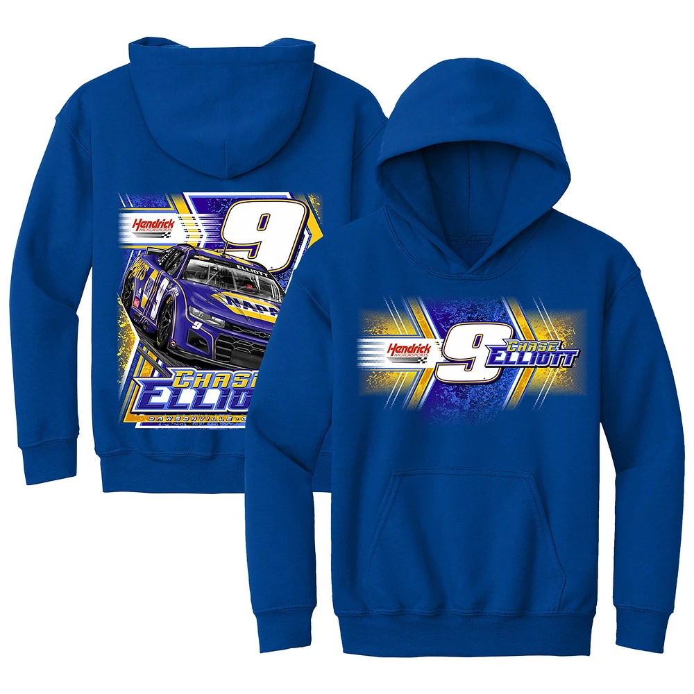 Sweat à capuche pour jeunes Hendrick Motorsports Team Collection Royal Chase Elliott NAPA Car