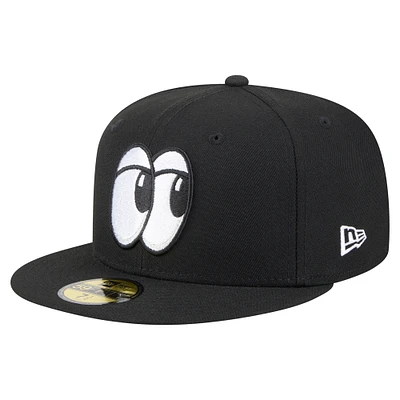 Casquette ajustée 59FIFTY pour homme de la collection Authentic Chattanooga Lookouts New Era noire